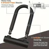 Bike Lock Heavy Duty Anti Theft Bike U Lock with Security Steel Cable Shackle Bicycle U-Locks with Key & Sturdy Mounting Bracket