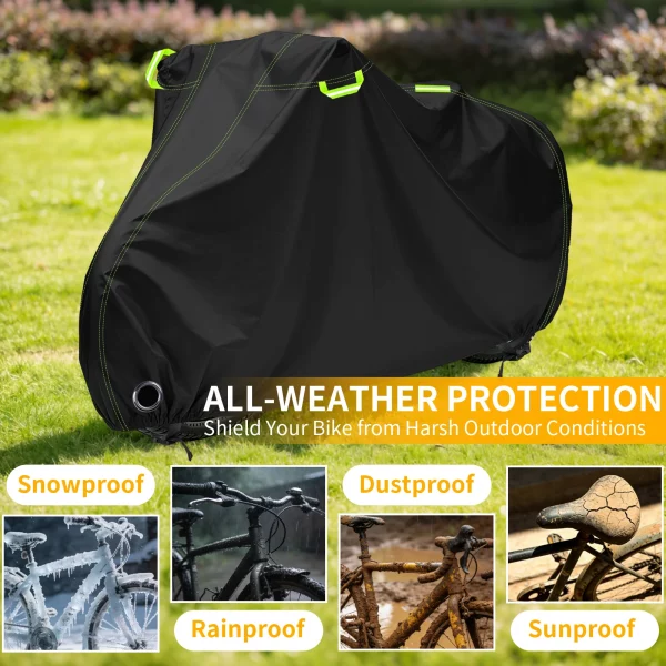 Sd8e4f5e32d094aab8bd8e805c746ee54F-1.webp Outdoor Bike Cover 210D High Quality Bicycle Protector Multipurpose Sun Rain Snow Dust Waterproof All Weather Protective Covers