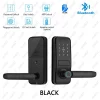 Tuya TTlock Smart Door Lock Fingerprint Door Lock Password Fingerprint IC Card Key APP Remote Unlock Eletronico Digital 도어락