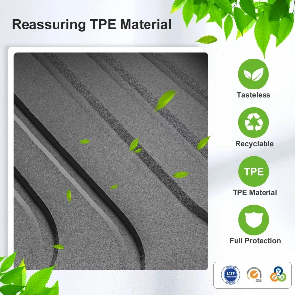 For Exlantix ET 2024 Car Floor Mats Dirt-resistant and Environmentally Friendly TPE Floor Mats Automobile Interior Accessories