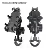 Sddabba5bd9064a1ebe42c6303e197cb8i.webp Moto Motorcycle Phone Mount Handlebar Holder Shockproof GPS Bracket Motorbike Scooter Universal Anti-vibration Smartphone Clamp