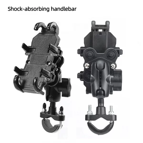 Sddabba5bd9064a1ebe42c6303e197cb8i.webp Moto Motorcycle Phone Mount Handlebar Holder Shockproof GPS Bracket Motorbike Scooter Universal Anti-vibration Smartphone Clamp