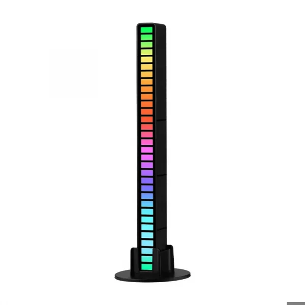 Smart LED Light Bars Colorful Sound Activated Rhythm Light Usb Rechargeable For Room Decoration Car Computer Desktop