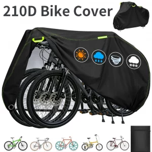 Outdoor Bike Cover 210D High Quality Bicycle Protector Multipurpose Sun Rain Snow Dust Waterproof All Weather Protective Covers