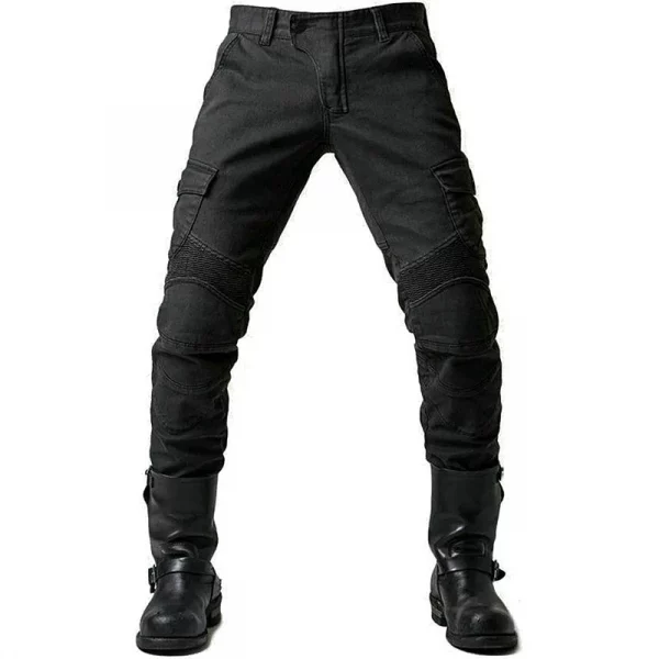 Men's Motorcycle Protective Pants Breathable Wear-Resistant Tight Jeans Overalls for Motorbike Safety Comfortable Riding Gear