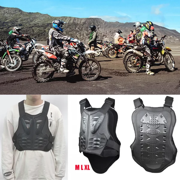 Adult Chest Back Protection Vest For Motocross Skiing Skating Outdoor Driving Motorcycle Dirt Bike Body Armor Protective Gear