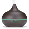 Essential Oil Aromatherapy Diffuser with Remote Control LED Ultrasonic Cool Mist Scent Humidifier Vaporizer for Room Office Home