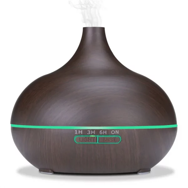 Essential Oil Aromatherapy Diffuser with Remote Control LED Ultrasonic Cool Mist Scent Humidifier Vaporizer for Room Office Home