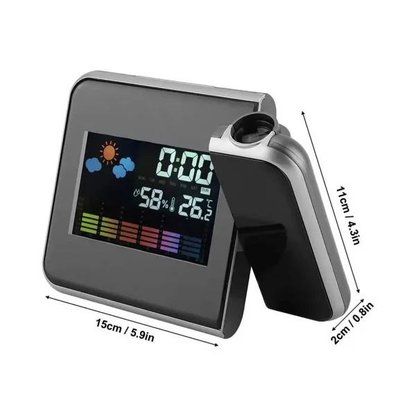Se59c1cab08624f2bbed9d128da359972i.webp Smart Alarm Clock with Night Backlight Digital LED Projector Adjustable Projection Angle for Home Living Room Bedroom