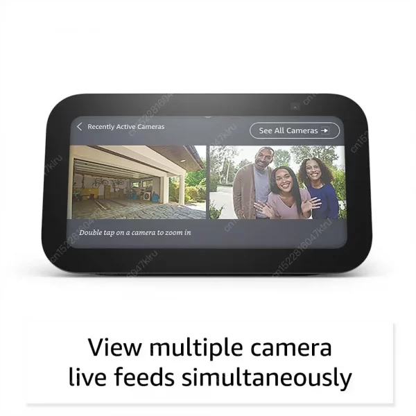 Se5d6e48dea1544d88afdd0b1adb16fd0G.webp Original Show 5 3nd Gen Smart Mini Wifi Alexa Voice Assistant Home Smart Display Speaker With 2x The Bass and Clearer Sound