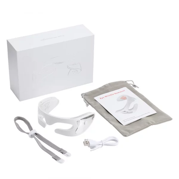 Vibration Eye Massager LED Light Therapy Anti-Aging Eye Care Fatigue Relief Relaxation Relieve Dark Circle Electric Eye Massager