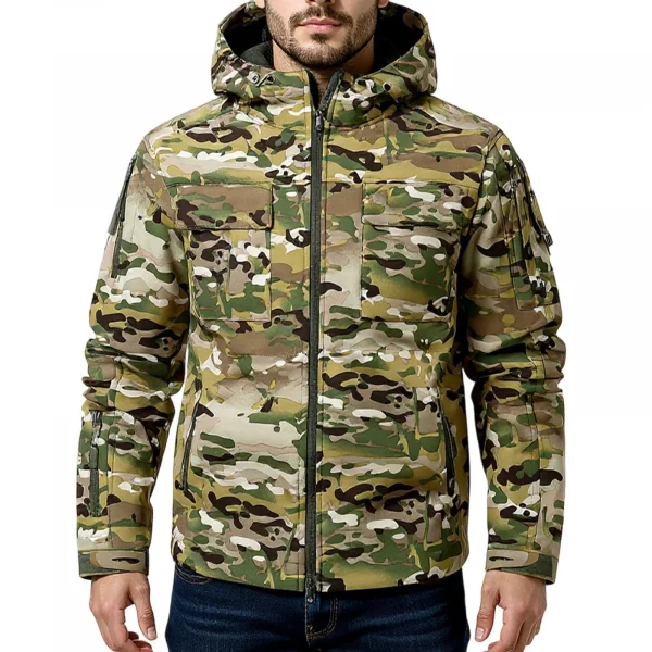Se79061f132c140429eab08321027e829b-1.webp Men Outdoor Jacket Waterproof Fleece Hooded Coat Hunt Clothes Autumn Camouflage Jacket Men Outwear Breatheble Sportswear
