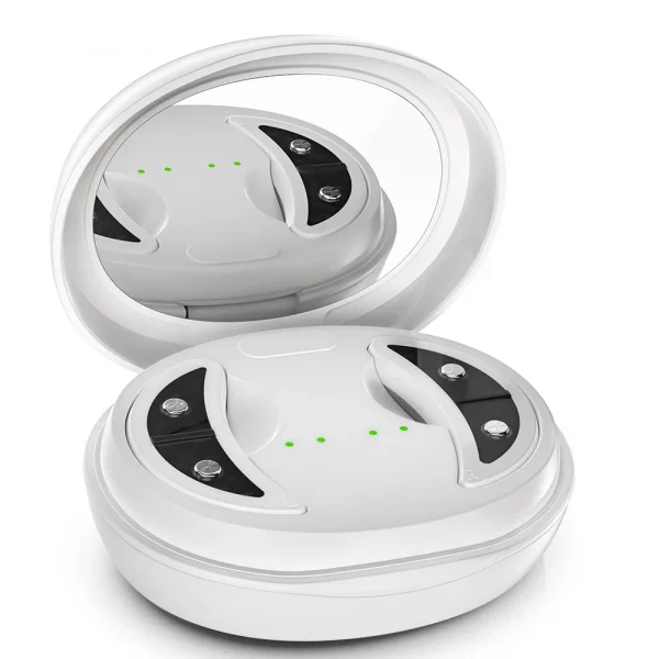 Eye Facial Massager Beauty Device Vibration 3 Levels EMS Instrument Dark Hot Circle Relieve Infrared Hot Compress Eye Firming