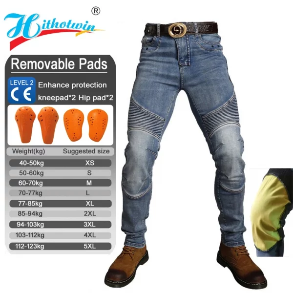 Seb9b2d38ea204f6cbdaaf6c302f0156cf-6.webp Kevlar Motorcycle Jeans Aramid Protective Trousers for Men Women Motocross Riding Pants Safety Gear