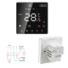 Smart Thermostat for Home Touchscreen Programmable Temperature Control IP20 Protection Auto/Manual Mode Digital Thermostat