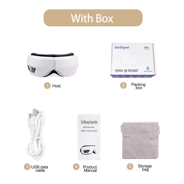 Sefb3f3f4bf2e42428f1dc533df45b8f87.webp Eye Massager with Heat Vibration Eye Mask Bluetooth Music Airbag Care Device for Eye Strain Relief Dry Improve Sleep Facial