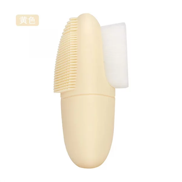 Double Sided Silicone Facial Cleansing Brush Manual Massage Facial Cleanser Brush Soft Bristles Deep Cleaning Exfoliator Tool