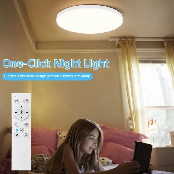 Smart lamp Led RGB Ceiling Light 24W Dimmable 110V-265V Ultra Thin Bluetooth APP Control Lamps for room led light Global version