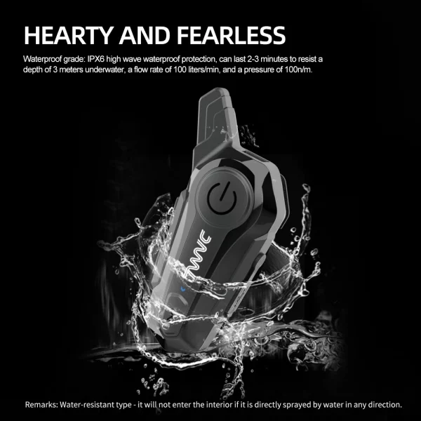 1/2 X1 Bluetooth Motorcycle Helmet Intercom Headset For 2 Rider 1000M intercomunicador Moto Interphone Wireless Handsfree Call