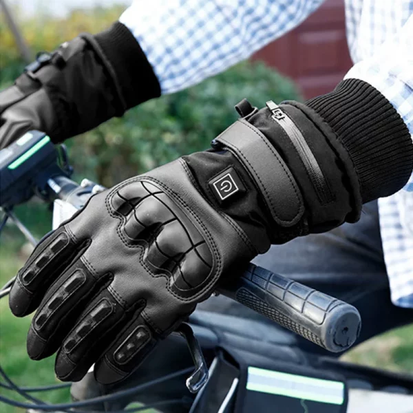 Sf7a932f0a71741f693232e1fad77fd34B.webp Winter Heated Gloves for Motorcycle Biker Men Women Touchscreen Rechargeable Self Heating Gloves Ski Hiking Hand Warmer