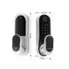 Sf8b4bd9f4682443ca9576b5a87244904l.webp Smart Door Lock Keyless Entry Door Lock Handle with 2 Cards and 2 Keys Biometric Door Lock App Remote WiFi for 30-60mm Door