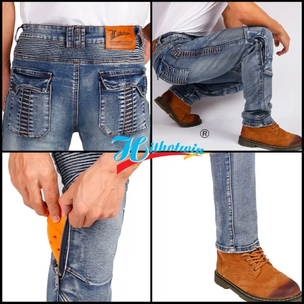 Sfd77a7cc81374847b603e2d4b9afa2a6i-6.webp Kevlar Motorcycle Jeans Aramid Protective Trousers for Men Women Motocross Riding Pants Safety Gear