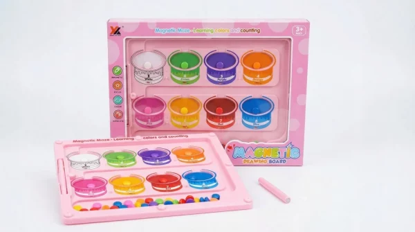 Jouets éducatifs labyrinthe magnétique rose pour a