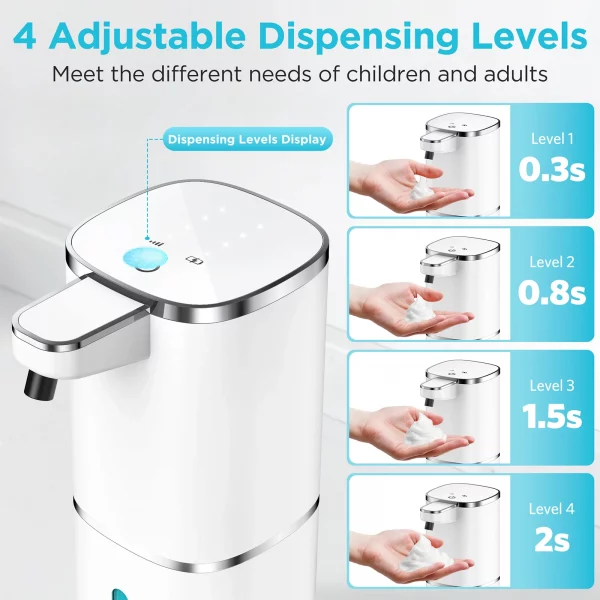 A33726cef53a846c48f67c0406f7ba2e7w.webp Touchless Foam Automatic Soap Dispenser IPX5 Water