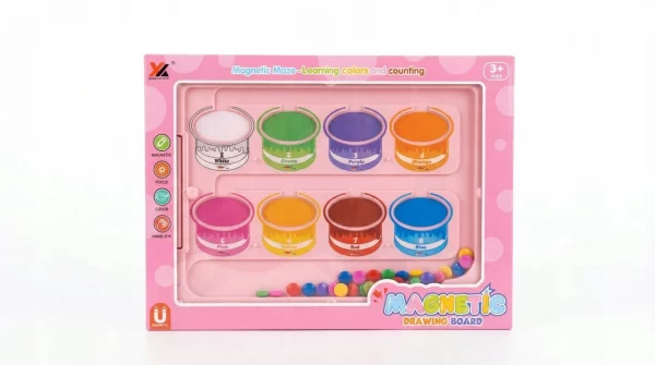 Jouets éducatifs labyrinthe magnétique rose pour a