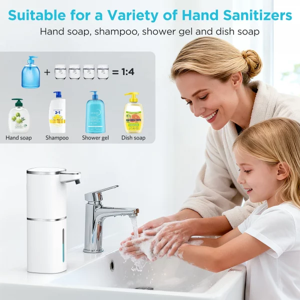 A7a6c443eb45040029f63806adedb3fcdV.webp Touchless Foam Automatic Soap Dispenser IPX5 Water