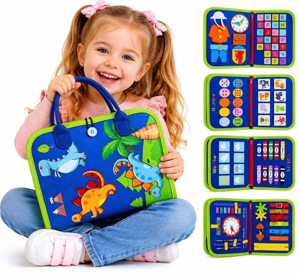 Aa8d9aa0096c440c981d2599dbe02dc6a6.webp Livre d'activités éducatives Montessori avec velcr
