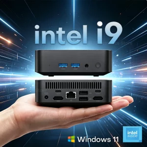 Mini PC Puissant Windows 11 Pro pour Travail et Jeu