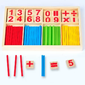Jouet Éducatif Montessori en Bois Maths