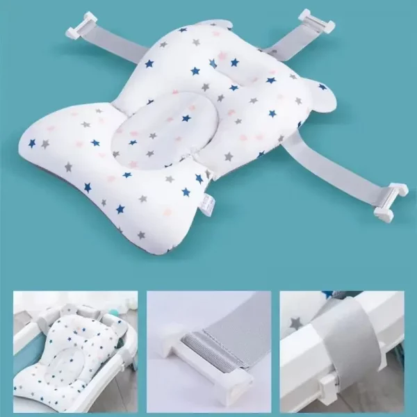 S00d3fdc30d1e4af4a20c615dac650c9dj.webp Tapis de bain antidérapant pour bébé, coussin de s