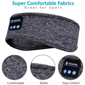 S031d96a9a72245369112790cf41da23eG.webp Écouteurs Bluetooth sport côté dormir bandeau élas