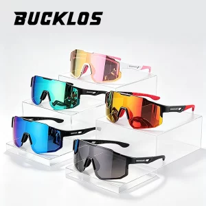 S077f79283325428b996685840740ab22x.webp Lunettes de vélo polarisées BUCKLOS UV400, légères