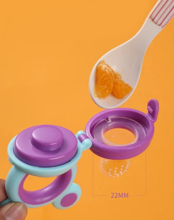 Sucette pour bébé, mangeoire à fruits, sac en mail