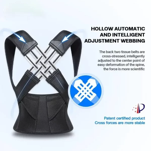 Correcteur de posture | Ceinture de soutien du dos