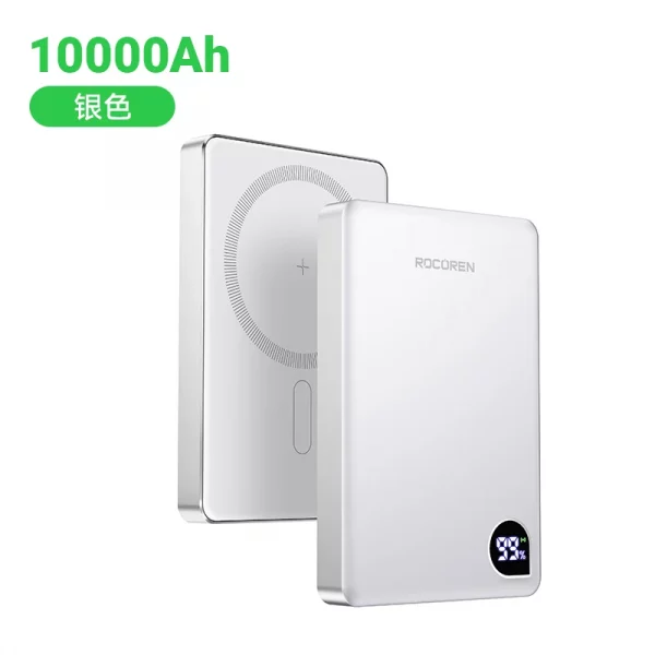 Rocoren Power Bank Magnétique 10000mAh, Chargeur P