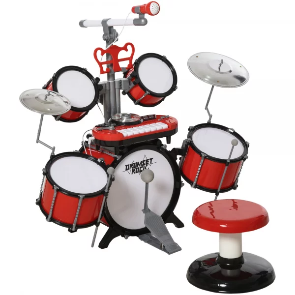 Ensemble de batterie jazz pour enfants Homcom, cla