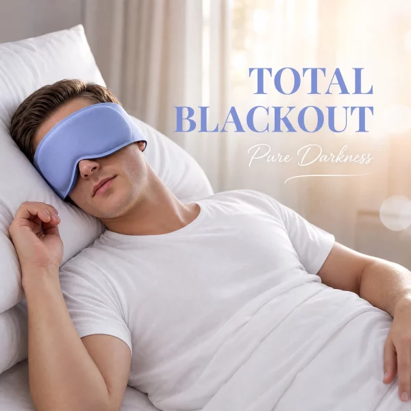 Masque de sommeil, design 3D avec billes de gravit