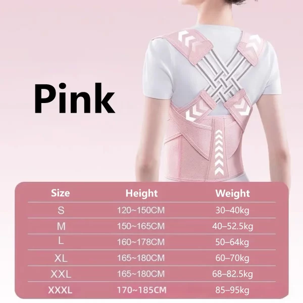 Correcteur de posture | Ceinture de soutien du dos