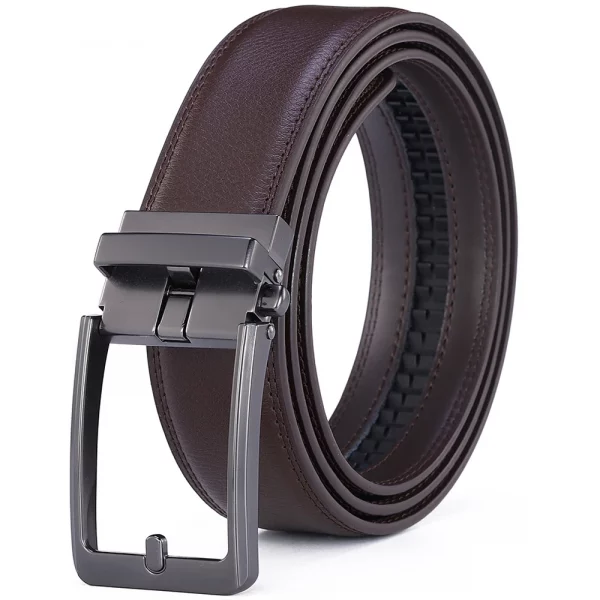 Ceinture pour homme en similicuir à boucle automat