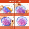 Couvercle de conservation en silicone de qualité a