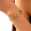 S20efe829ac1344d4b7ef9c066efcb9545.webp Bracelet ouvert en acier inoxydable plaqué or, des