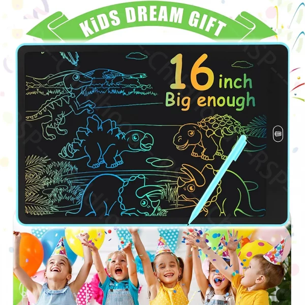 S22c0cb99e0824c03ad0ef0fd0619592fh.webp Tablette de Dessin LCD 16" Éducative pour Enfants