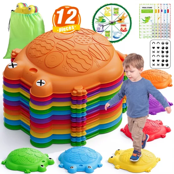 Ensemble de 12 pierres d'équilibre pour enfants, b