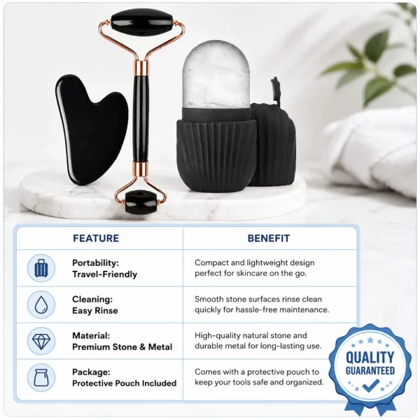 S2d45418d6e02438b863606e8656ac35bl.webp Kit de massage facial 3 pièces : Rouleau de glace,