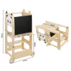 Tour d'apprentissage Montessori 3 en 1, convertibl