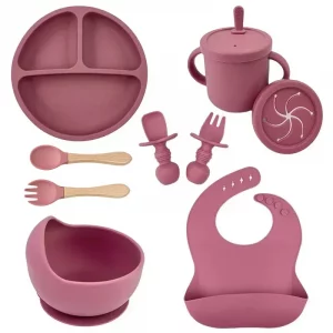 S31204cf709144f49a4bdfe6c4eba1f3dL.webp Ensemble de plats en Silicone de qualité alimentai
